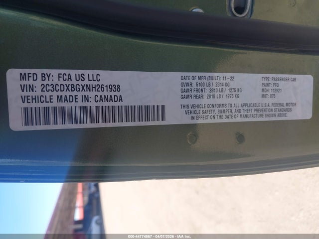 DODGE CHARGER SXT RWD - 9