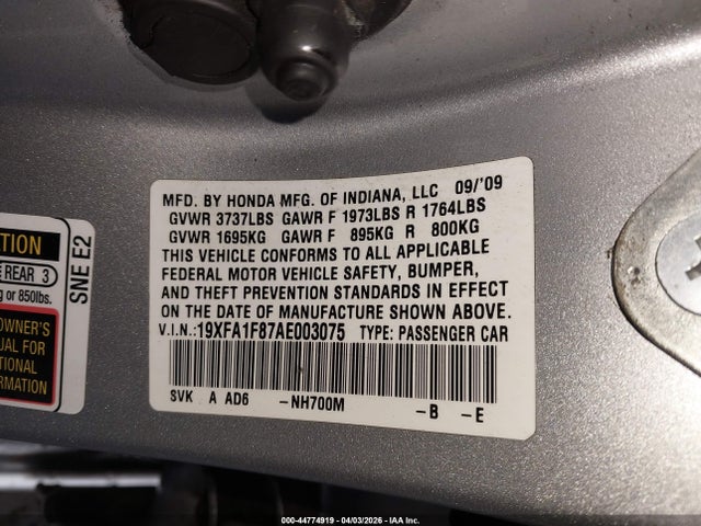 HONDA CIVIC EX - 9