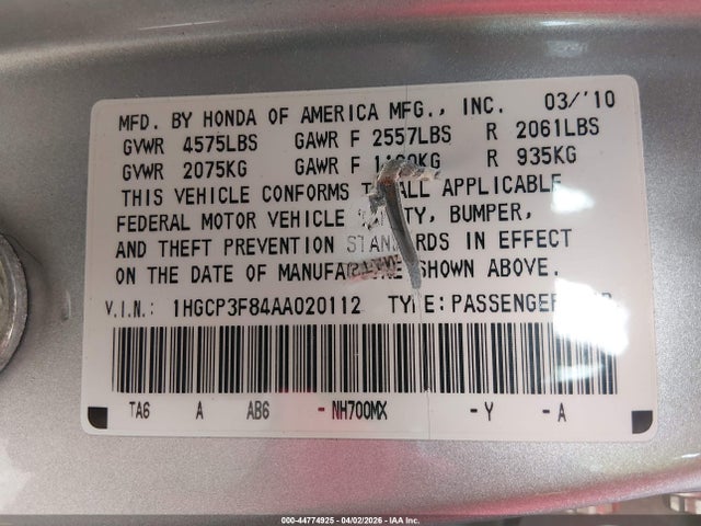 HONDA ACCORD 3.5 EX-L - 9