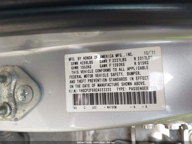 HONDA ACCORD 2.4 SE - 9