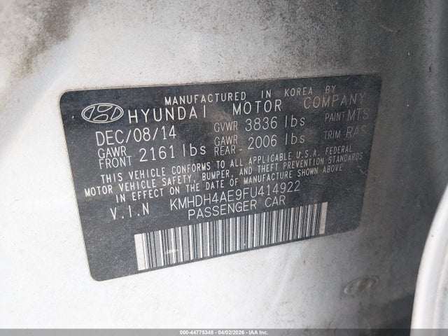 HYUNDAI ELANTRA SE - 9