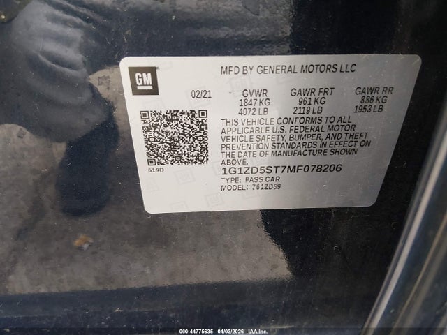 CHEVROLET MALIBU FWD LT - 9