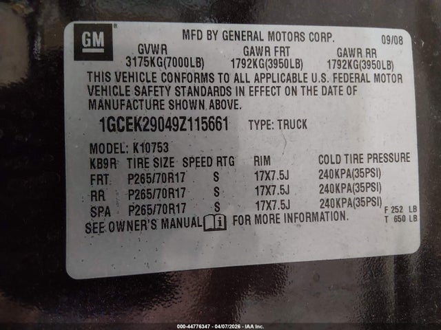 CHEVROLET SILVERADO 1500 LT - 9