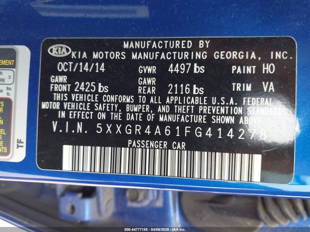 KIA OPTIMA SX TURBO - 9