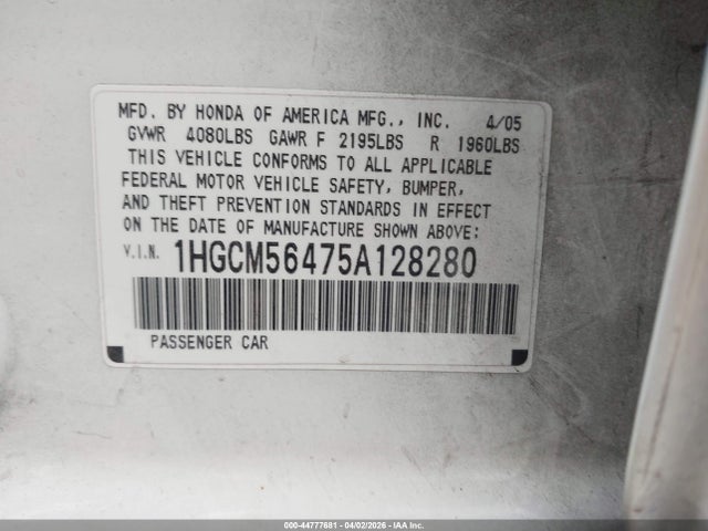 HONDA ACCORD 2.4 LX - 9