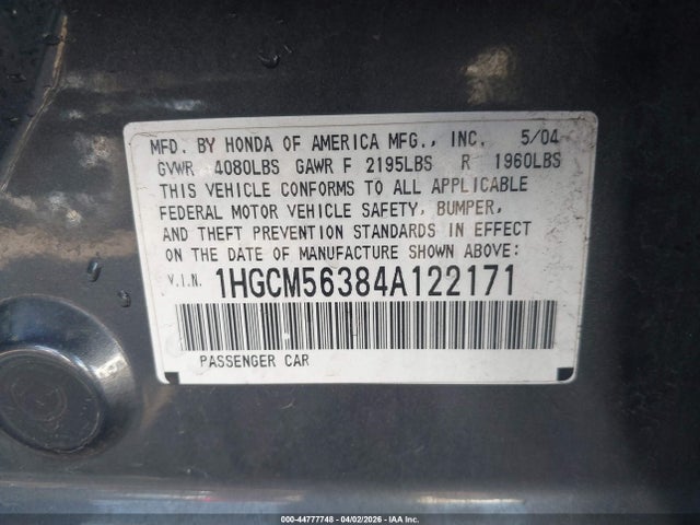 HONDA ACCORD 2.4 LX - 9