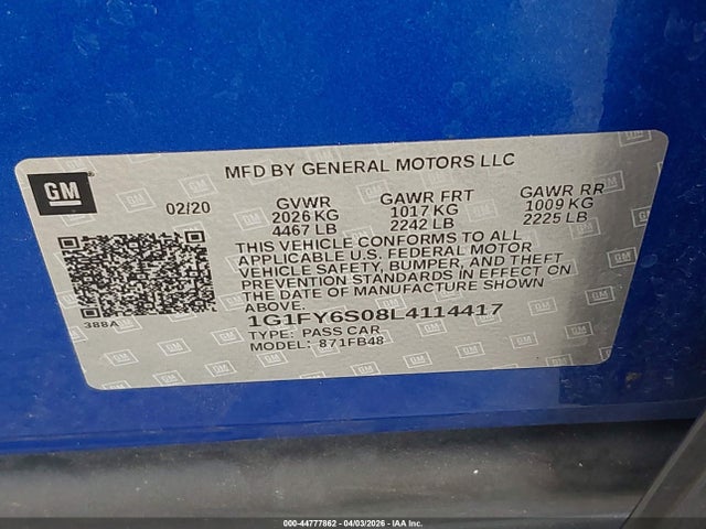 CHEVROLET BOLT EV FWD LT - 9