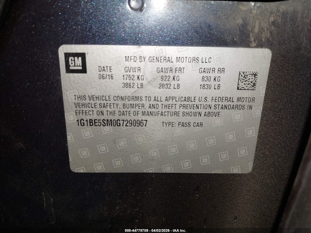 CHEVROLET CRUZE LT AUTO - 9