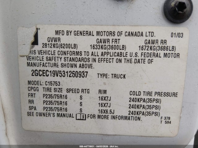 CHEVROLET SILVERADO 1500 LS - 9