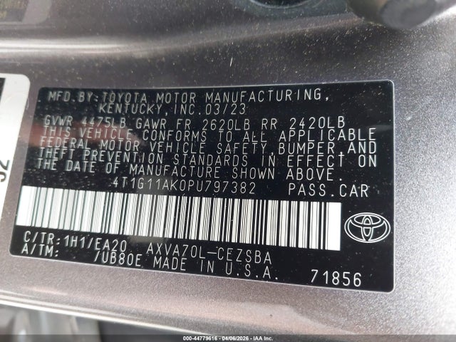 2023 Toyota CAMRY SE photo 9