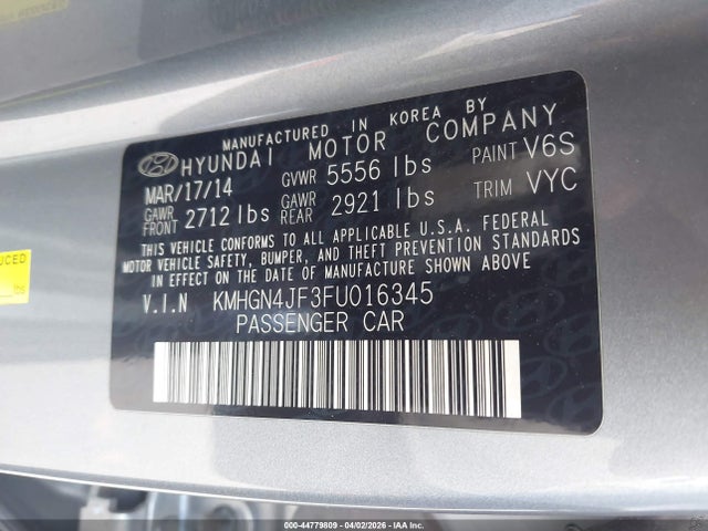 HYUNDAI GENESIS 5.0 - 9