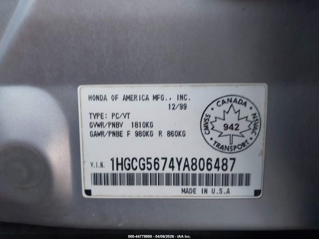 HONDA ACCORD 2.3 SE - 9