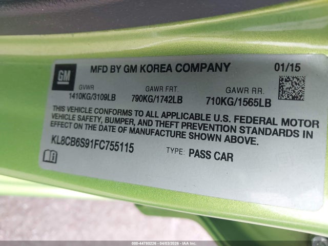 CHEVROLET SPARK LS CVT - 9