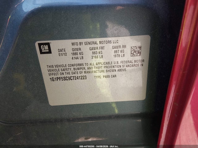 CHEVROLET CRUZE 1LT - 9