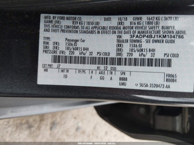 FORD FIESTA SE - 9