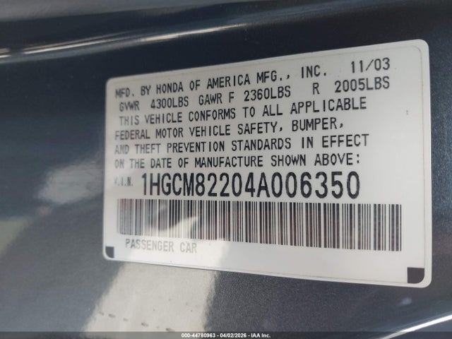 HONDA ACCORD 3.0 LX - 9