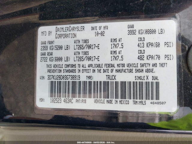 DODGE RAM 2500 SLT/LARAMIE/ST - 9