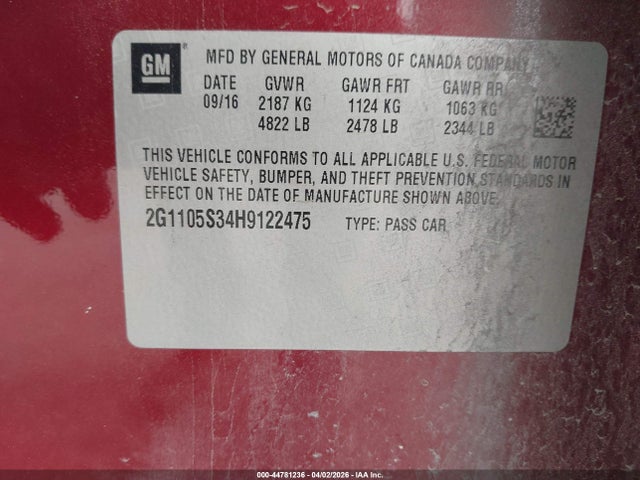 CHEVROLET IMPALA 1LT - 9