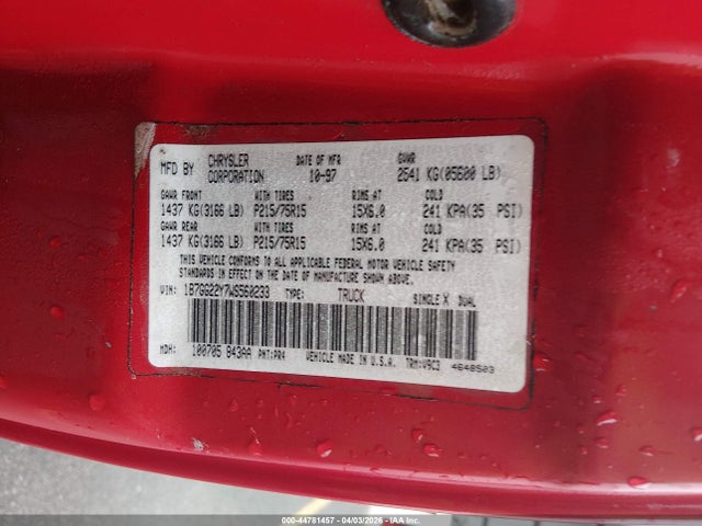 DODGE DAKOTA SLT/SPORT - 9