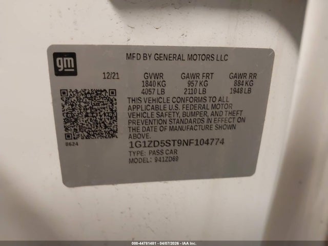 CHEVROLET MALIBU FWD LT - 9