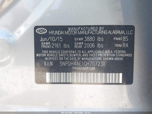 HYUNDAI ELANTRA SE - 9