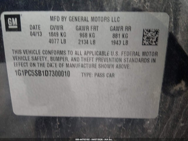 CHEVROLET CRUZE 1LT AUTO - 9