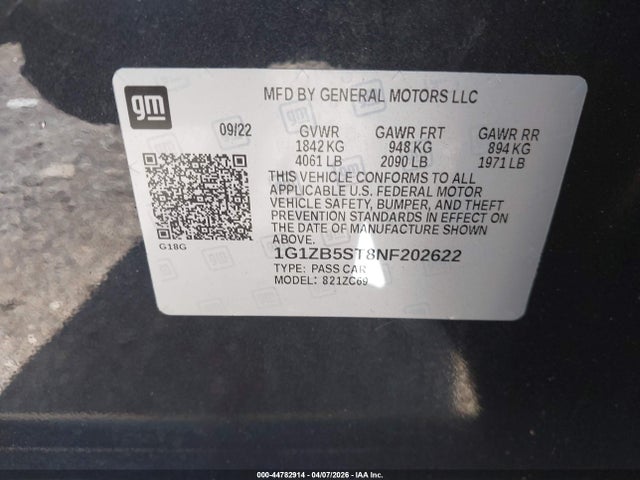 CHEVROLET MALIBU FWD LS - 9