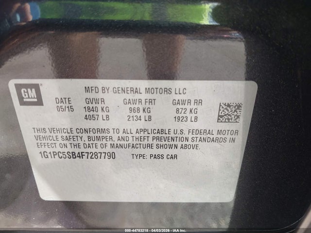 CHEVROLET CRUZE 1LT AUTO - 9