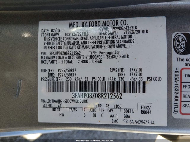 FORD FUSION SEL - 9