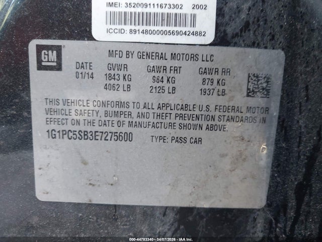 CHEVROLET CRUZE 1LT AUTO - 9