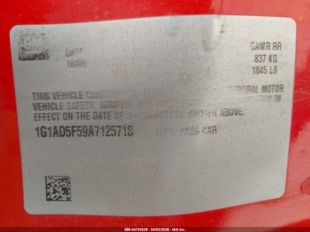 CHEVROLET COBALT LT - 9