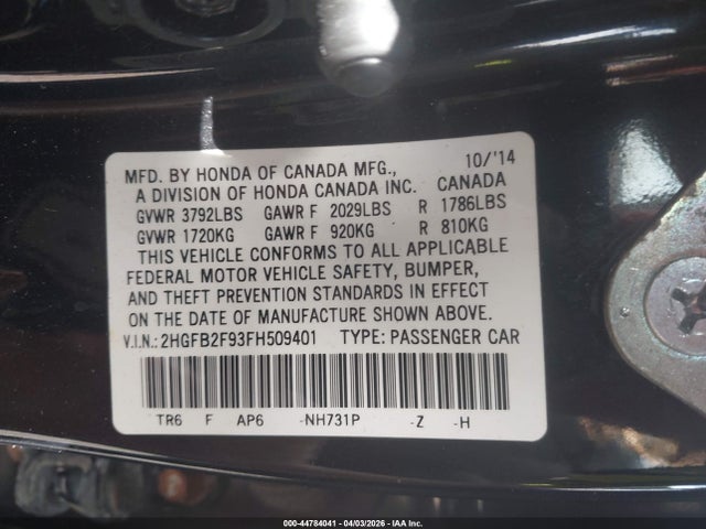 HONDA CIVIC EX-L - 9