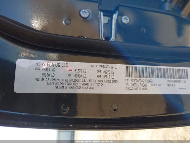 2016 Chrysler 300, VIN: 2C3CCAEG4GH128462