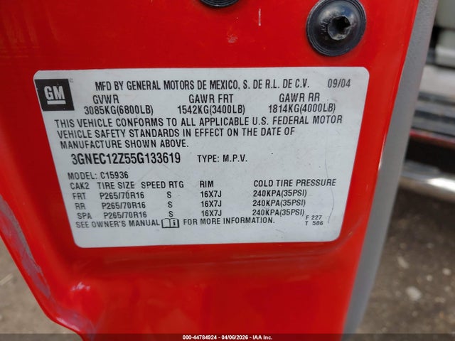 CHEVROLET AVALANCHE 1500 LS - 9