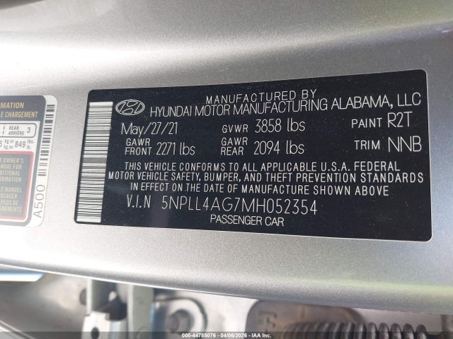 2021 Hyundai ELANTRA SE 照片 9