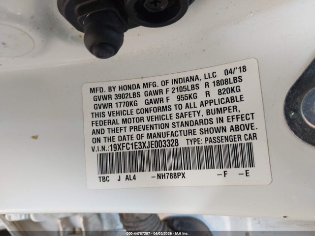 HONDA CIVIC EX-T - 9