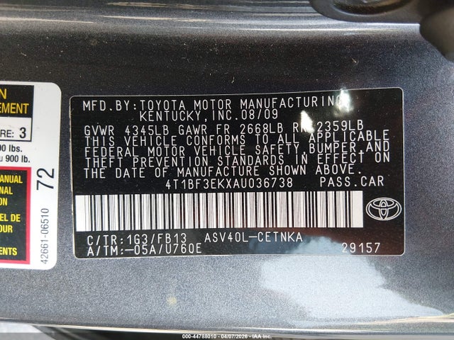 TOYOTA CAMRY - 9