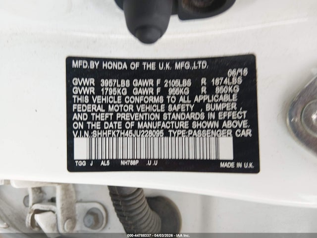 HONDA CIVIC SPORT - 9