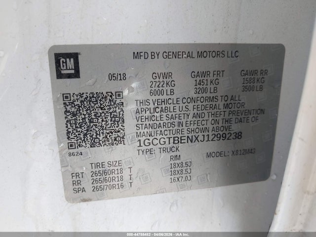 CHEVROLET COLORADO WT - 9