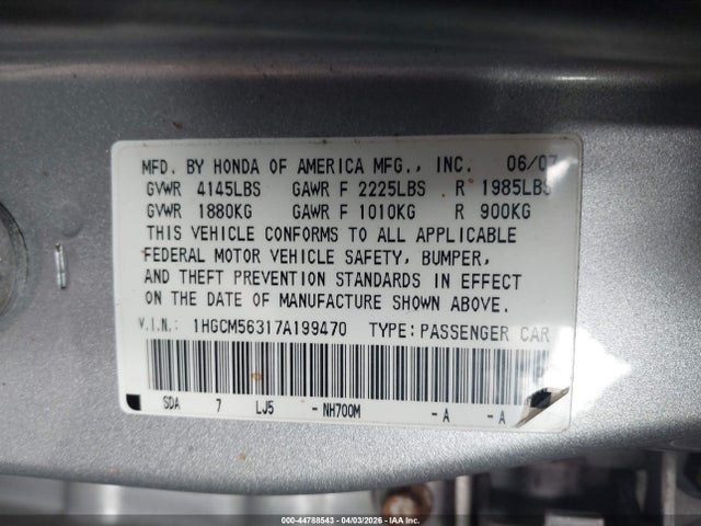 HONDA ACCORD 2.4 SE - 9