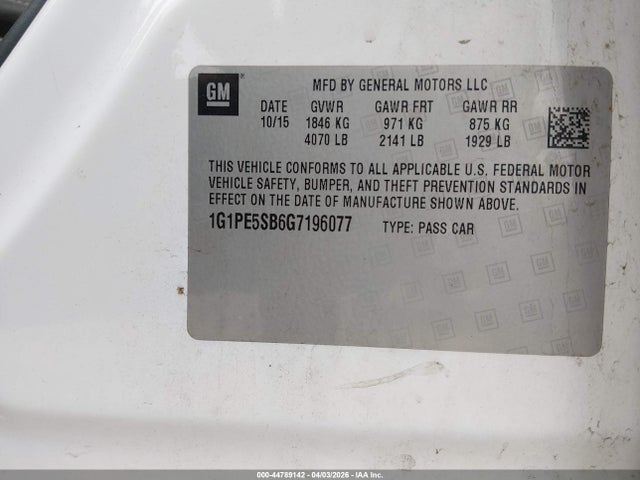 CHEVROLET CRUZE LIMITED 1LT AUTO - 9