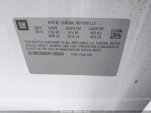 CHEVROLET CRUZE LT AUTO - 9