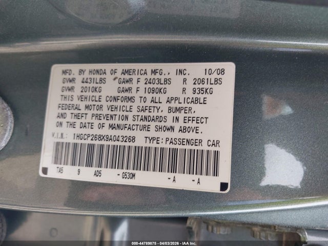 HONDA ACCORD - 9