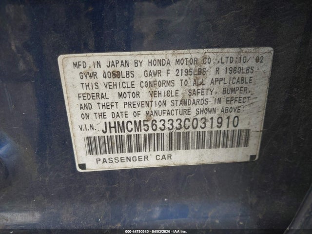 HONDA ACCORD 2.4 LX - 9