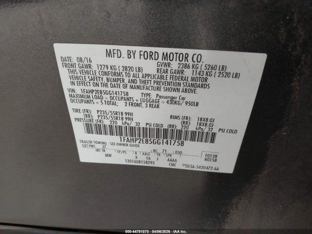 FORD TAURUS SEL - 9