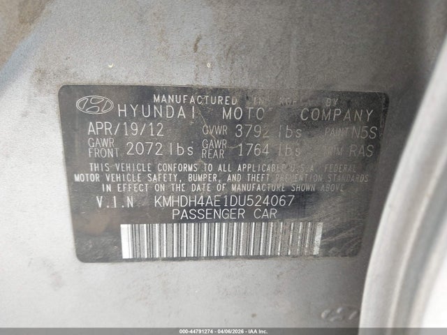 HYUNDAI ELANTRA GLS/LIMITED - 9