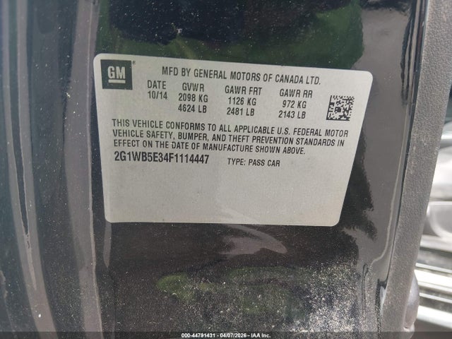 CHEVROLET IMPALA LIMITED LT - 9