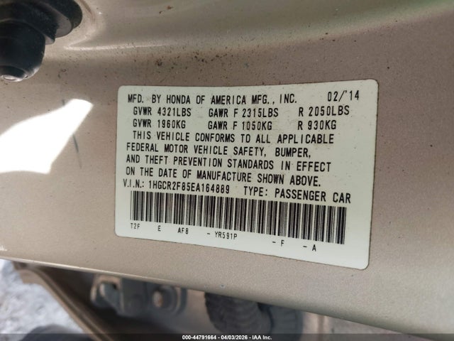 HONDA ACCORD EX-L - 9