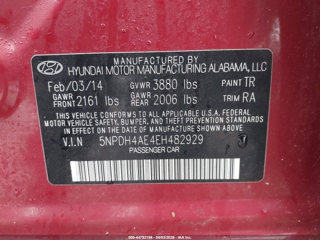 HYUNDAI ELANTRA SE - 9