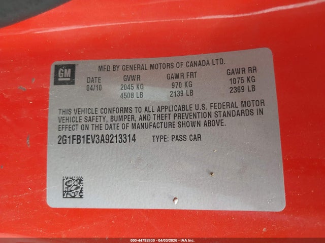 CHEVROLET CAMARO - 9